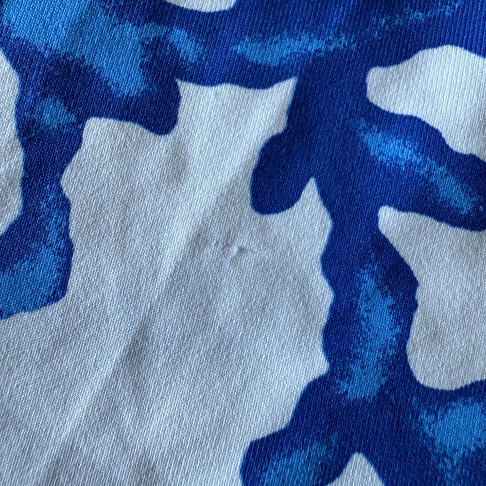 J. McLaughlin Blue Coral Print Long Sleeve Top - Picture 8 of 12